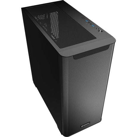Boîtier tour midi noir Sharkoon m30 (noir | 2x USB-A | 1x USB-C)