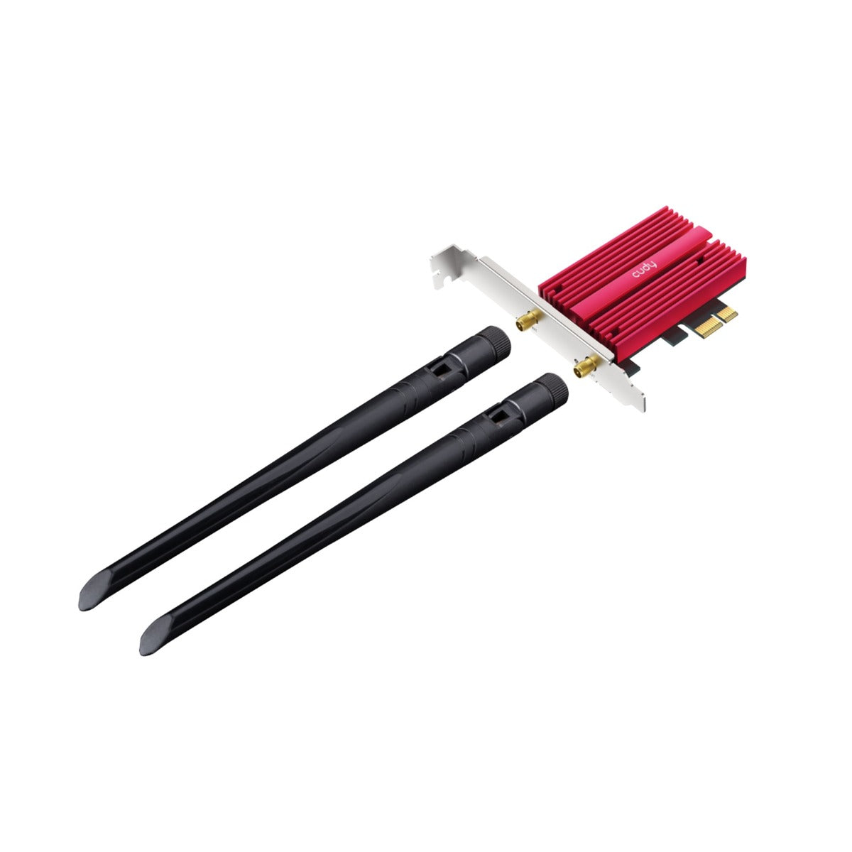 Adaptateur WLAN Cudy AX5400 Wi-Fi 6e Bluetooth 5.3 PCI-E (rouge)