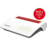 Fritz! Routeur international box 5590 fibre edition (blanc rouge, wi-fi maillé)