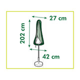 Couverture de meubles de jardin nature pour le parasol debout (petit)