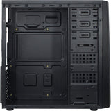 Boîtier tour midi Inter-tech b-42 rgb (noir | 3x usb-a | rgb | fenêtre)