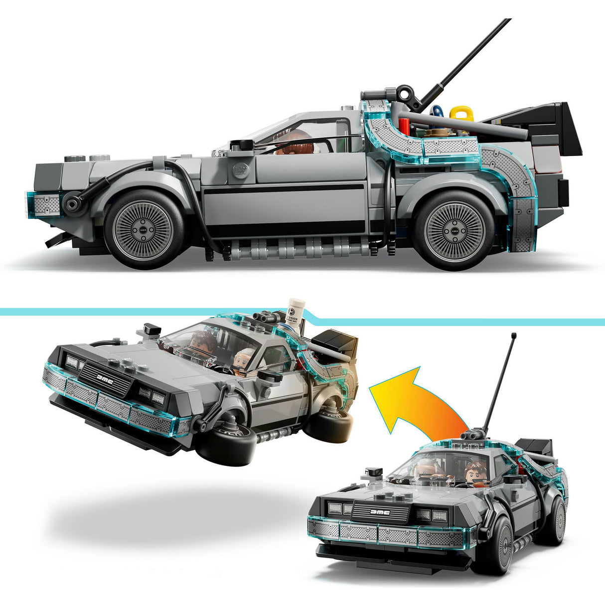 La machine à voyager dans le temps Lego Speed Champions 77256 de Retour vers le futur