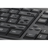Kensington km150 eq ensemble de bureau sans fil (noir, disposition américaine (qwerty), membrane, 100%, 1200 dpi)