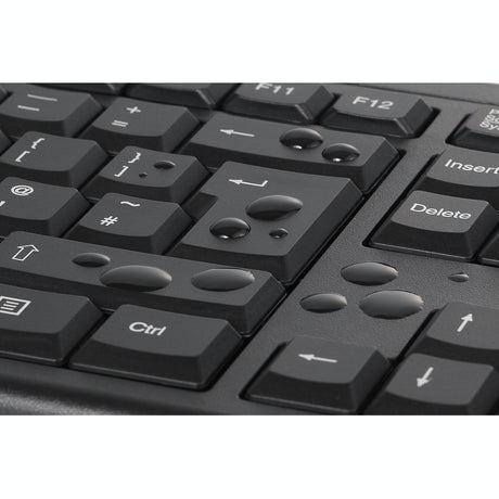 Kensington km150 eq ensemble de bureau sans fil (noir, disposition américaine (qwerty), membrane, 100%, 1200 dpi)