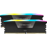 Corsair vengeance rgb 32 gb ddr5-6000 (2x 16 gb) werkgeheugen (zwart, cmh32gx5m2d6000z38, xmp, expo)