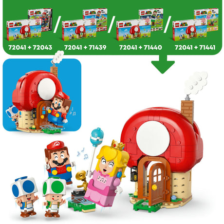 Lego Super Mario 72041 La fête à la maison des crapauds