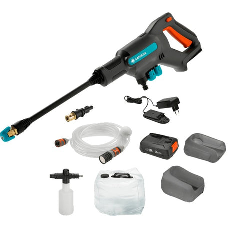 Nettoyeur haute pression Gardena aquaclean 24 18 v p4a premium (gris turquoise, 14800-31, batterie incluse)