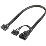 Ventilateur de boîtier Silverstone shark force 160 (noir, 160 x 160 x 27 mm, pwm)