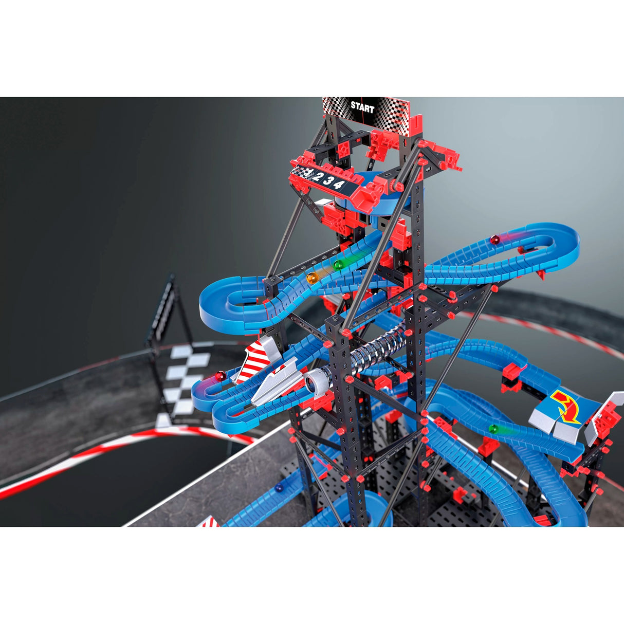 Pistes de billes Fischertechnik - piste de billes de compétition de billes (564070)