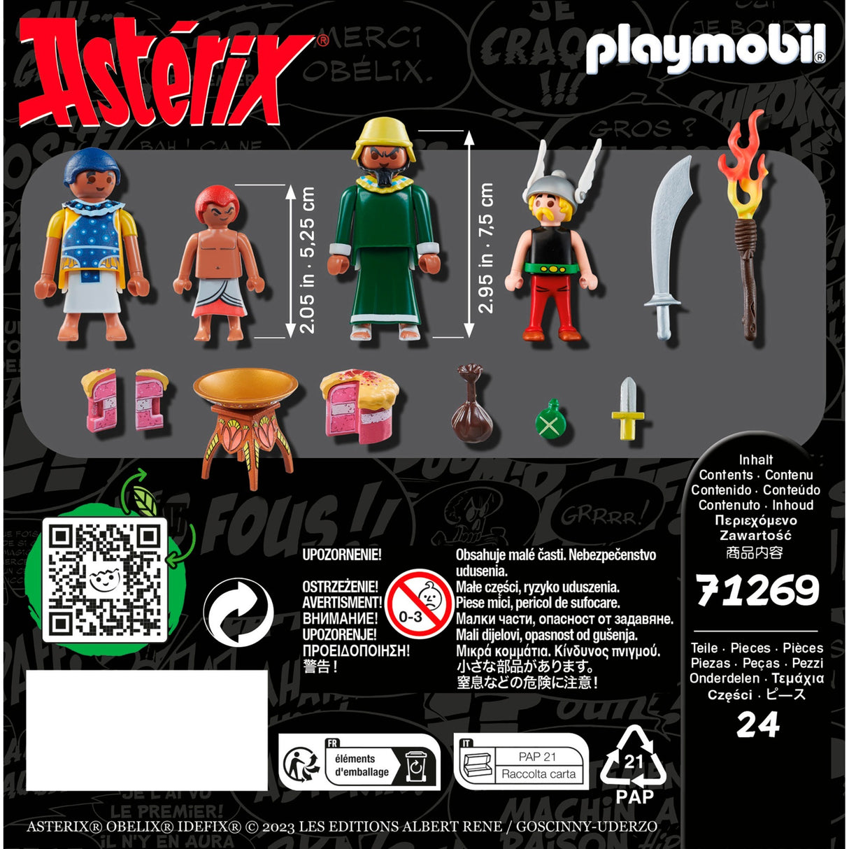 Playmobil Astérix - le gâteau empoisonné des jouets de construction Plurkis (71269)