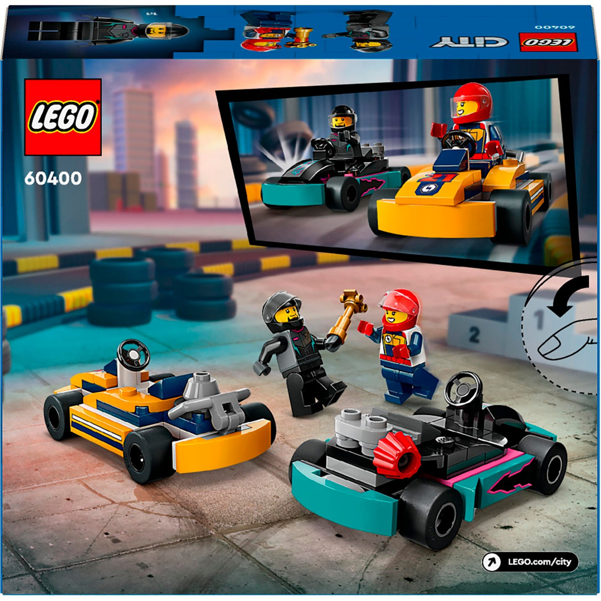 Lego Lego City 60400 Karts et coureurs