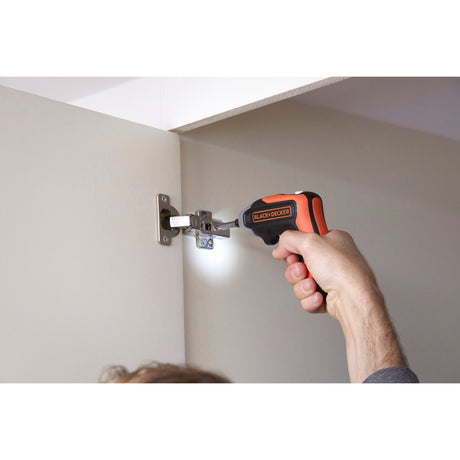 Perceuse-visseuse sans fil Black+Decker 3,6 V Lithium-Ion Rapid Driver (Orange Noir)