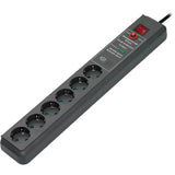 Brennenstuhl Secure-Tec 19500a + Protection de surtension 6x
