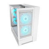 Boîtier tour midi Cougar omnix (blanc | 4x USB-A | 2x USB-C | verre trempé)