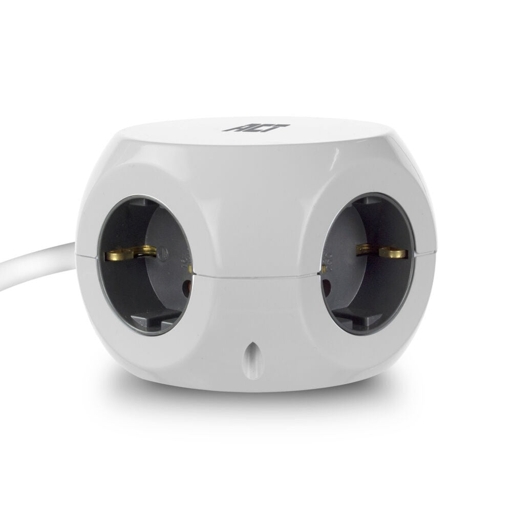 Cube multiprise Act avec 3 prises (type f), 30w pd