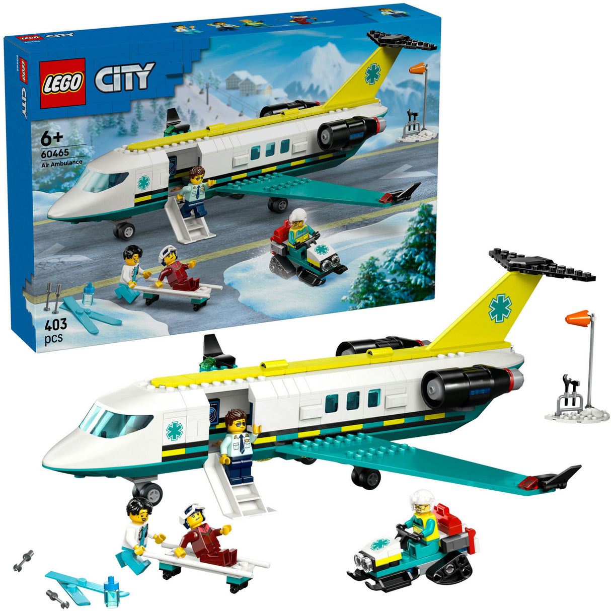 Lego city 60465 avion ambulance