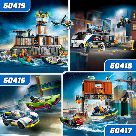 LEGO LEGO CITY 60415 Police Car et Fast Car Pursuit