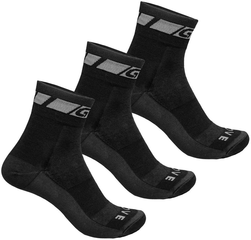 Gripgrab mérinos coupe régulière - chaussettes (pack de 3)