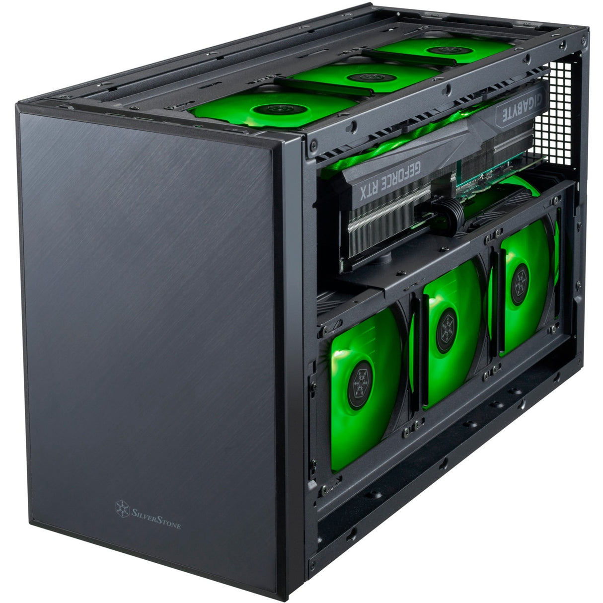 Boîtier mini tour Silverstone sugo 17 (noir | 2x USB-A | 1x USB-C)