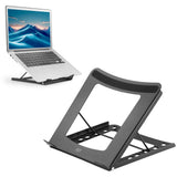 Support pour ordinateur portable Act Connectivity, pliable, réglable en hauteur sur 5 positions (noir)
