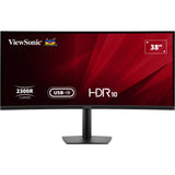 Moniteur incurvé Viewsonic VA3820C UWQHD+ 21:9 avec hub USB-C 38 ultrawide (noir, 2x HDMI, 1x Displayport, USB-C, USB-B)