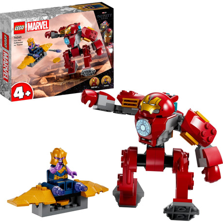 LEGO Marvel - Jouets de construction Iron Man Hulkbuster contre Thanos (76263)