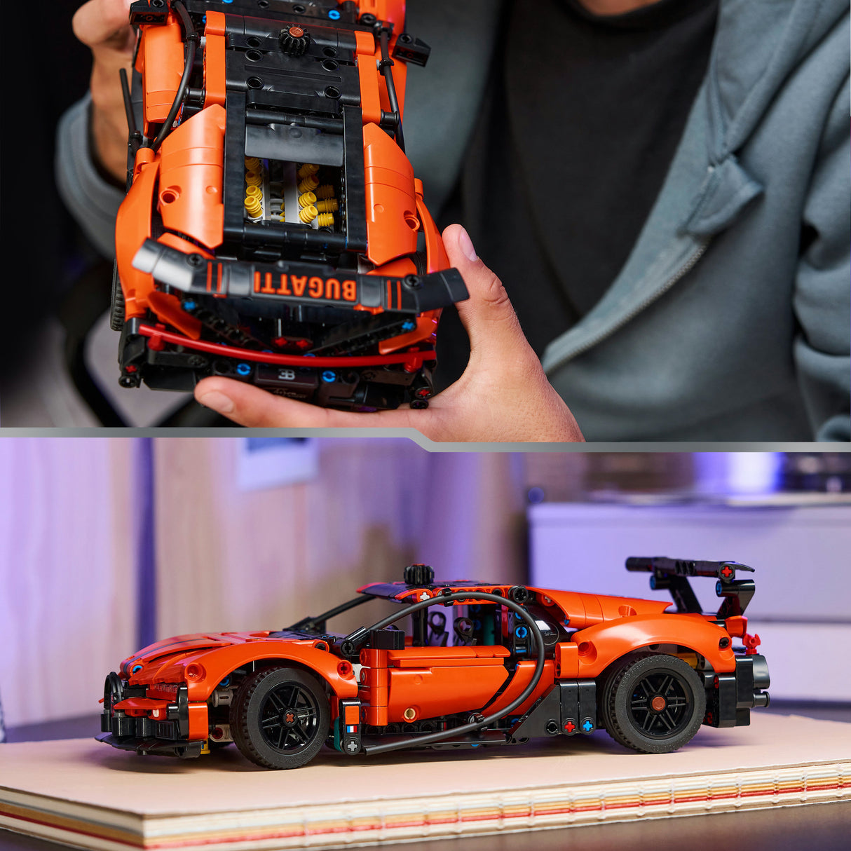 Lego technic 42222 bugatti chiron hypercar pur sport