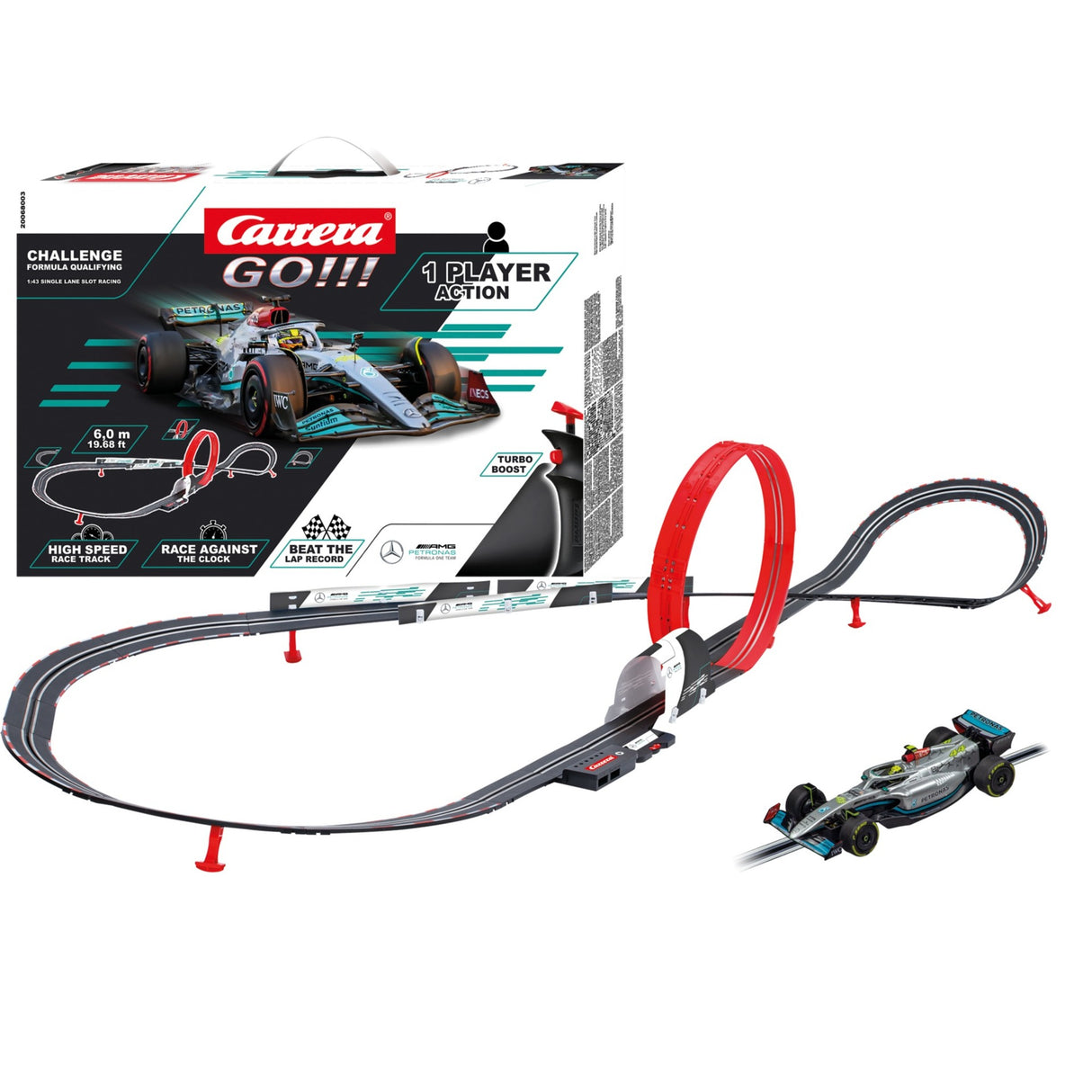 Carrera, allez !!! challenge - piste de qualification de formule