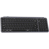 Clavier Keychron b2 pro-k1 (gris, disposition américaine (qwerty), commutateurs ciseaux, 96%, touches abs, 2,4 ghz | bluetooth | usb)