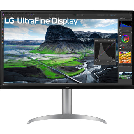 Moniteur LG Ultrafine 32UQ850V-W 31,5 4K UHD (blanc, 2x HDMI, Display Port, 2x USB-A, USB-B, USB-C)