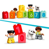 Lego duplo - train numéroté - jouet de construction apprendre à compter (10954)