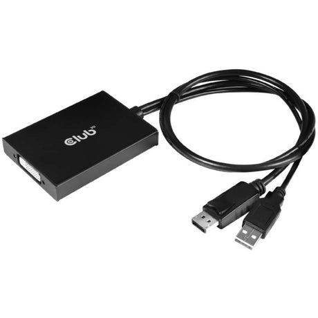 Club 3D DisplayPort vers Dual Link DVI-D HDCP Off Version Adaptateur actif pour écrans Apple Cinema (Noir)