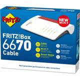Fritz! Box 6670 routeur international édition câble (blanc rouge)