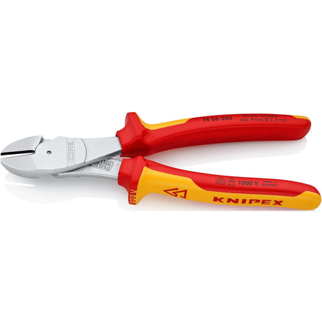 Knipex 74 06 200 pince coupante latérale électrique confort 200mm vde
