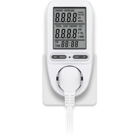 Goobay Appareil de mesure numérique du coût de l'énergie (blanc)