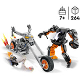 Lego Marvel - Jouet de construction de moto Mech Ghost Rider (76245)