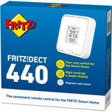 Fritz! commutateur sans fil international dect 440 (blanc, commutateur quadruple pour maison intelligente)