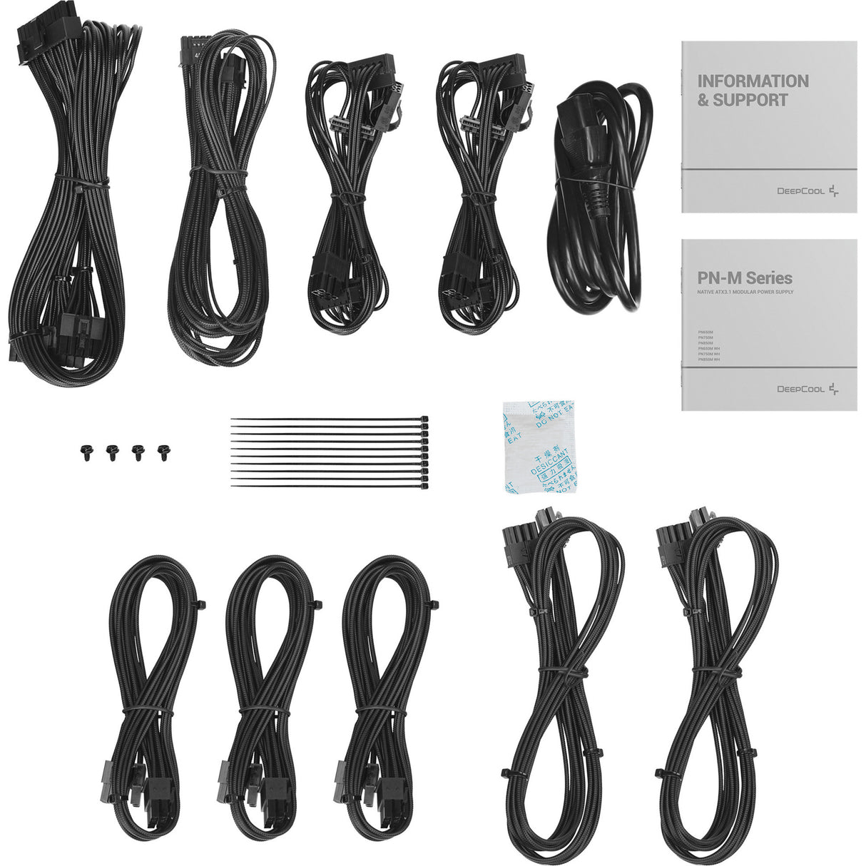 Alimentation modulaire Deepcool PN750M de 750 watts (noir, 1x 12v-2x6, 3x pcie)
