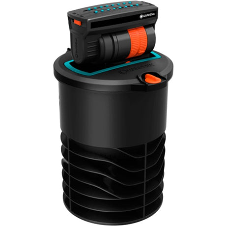 Arroseur oscillant escamotable Gardena os 140 (noir orange, 8223-20)