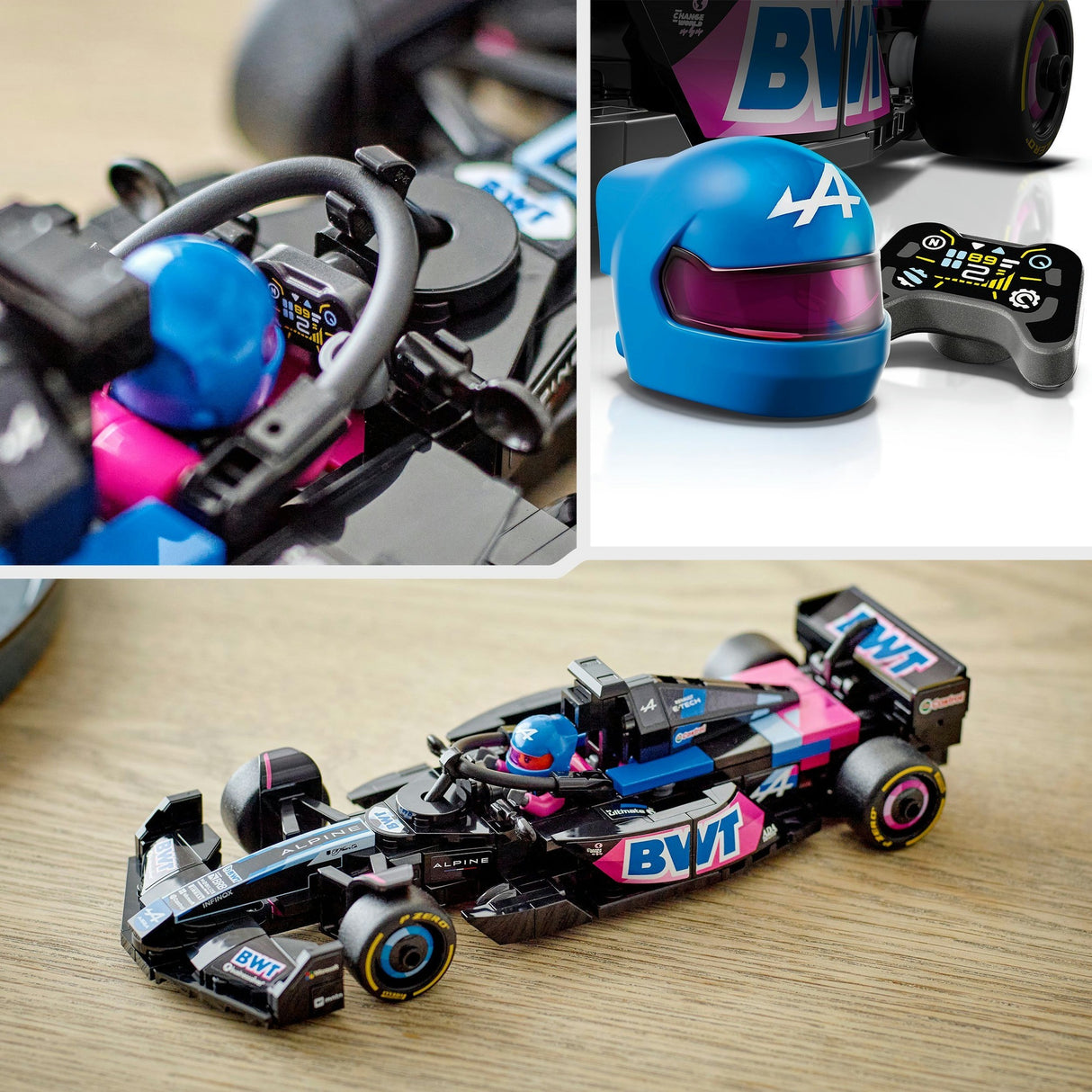 Lego Speed Champions 77248 BWT Alpine F1 Team A524 Voiture de course