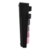 Clavier de jeu mécanique à structure de joint tri-mode Mchose G75 Pro (noir rose, disposition américaine, KTT Cabbage Tofu V2, 75 %, RVB, échange à chaud, PBT Double-Shot, Bluetooth USB-C 2,4 GHz)