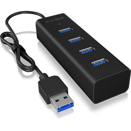 Boîte glacée ib-hub1409-u3 hub USB 4 ports (noir)