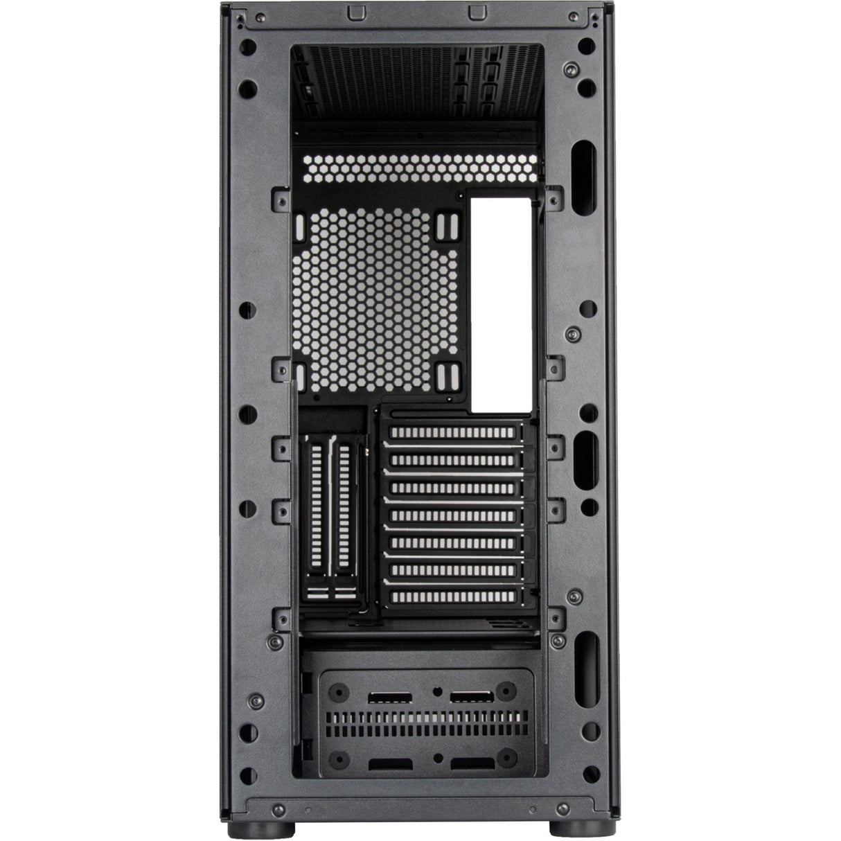 Boîtier tour midi Silverstone sst-sed1-b (noir | 2x USB-A | 1x USB-C)