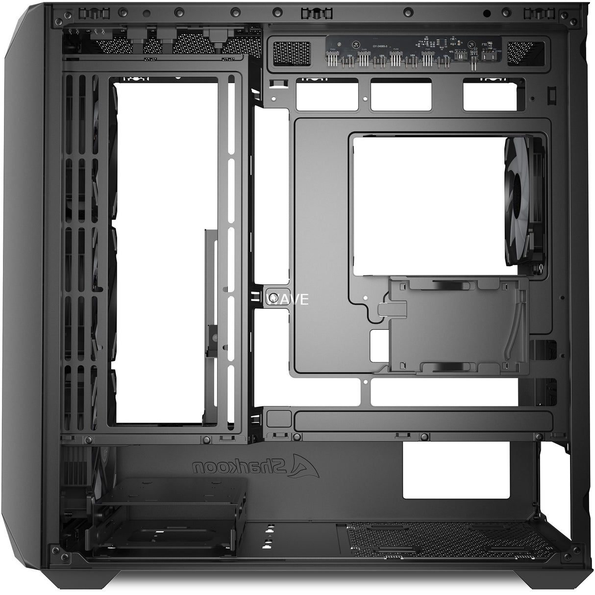 Boîtier mini tour Sharkoon mk3 rgb (noir | 2x usb-a | 1x usb-c | rgb | verre trempé)