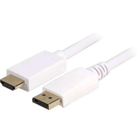 Sharkoon displayport 1.2 > adaptateur hdmi (blanc, 1 mètre, 4k)