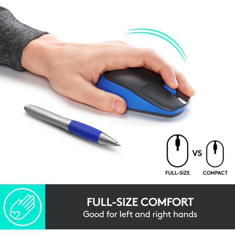 Logitech M190 Souris sans fil pleine grandeur
