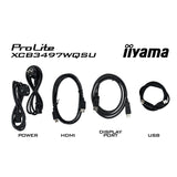 Moniteur ultra-large incurvé Iiyama Prolite XCB3494WQSU-B1 34 (noir, 2x HDMI, port d'affichage, 2x USB-A, 2x USB-C)