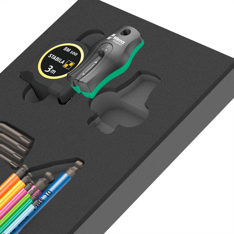 Wera 9740 insert en mousse avec clés à broches, jeu 1, 20 pièces - 05150140001