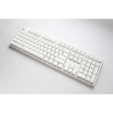 Clavier mécanique RVB blanc pur classique Ducky One 3 (blanc, disposition américaine (qwerty), cerise mx speed silver, 100 %, LED RVB, pbt double-shot, remplaçable à chaud, mécanique charlatan)