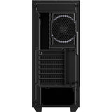 Boîtier tour midi hexagonal Sharkoon rgb (noir | 2x usb-a | 1x usb-c | rgb | verre trempé)